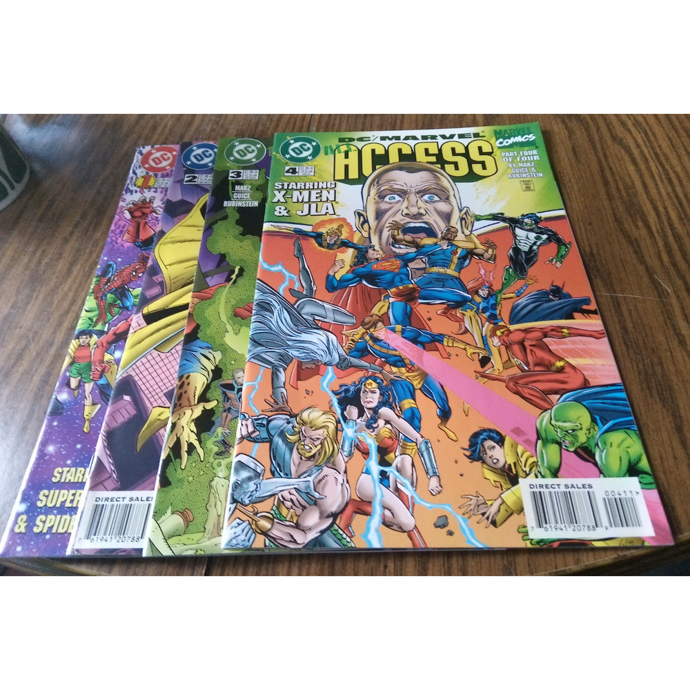 DC/Marvel All Access #1-4 (December-February 1996/1997 DC Comics)